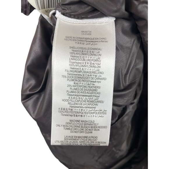BCBGMAXAZRIA Down Packable Puffer Jacket Brown Women’s Size Small - Picture 5 of 7